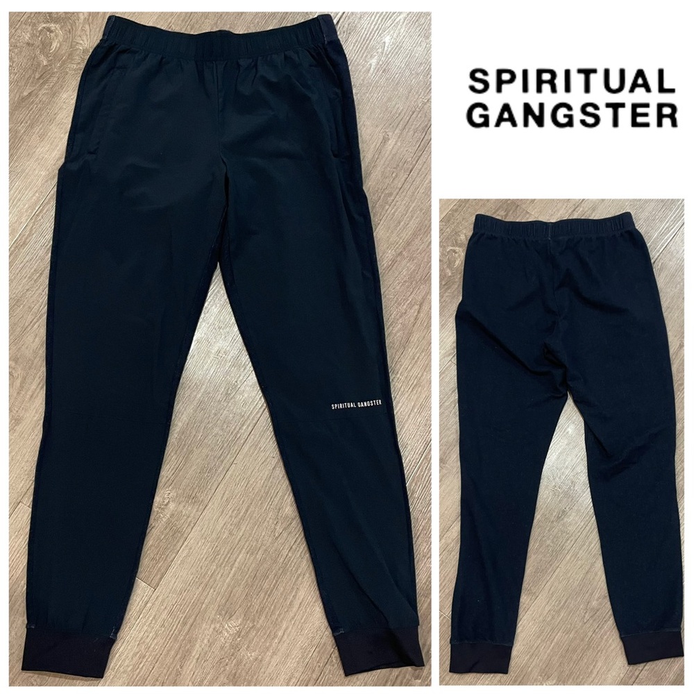 Spiritual Gangster Joggers in Navy